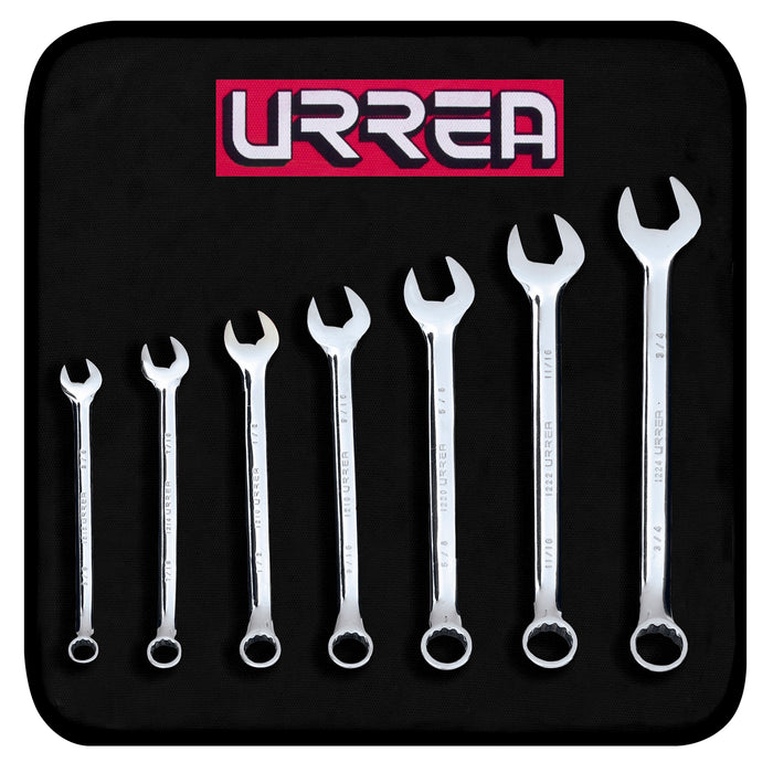 JGO URREA 1200H DE 7 LLAVES COMBINADA ESTANDAR EN ESTUCHE