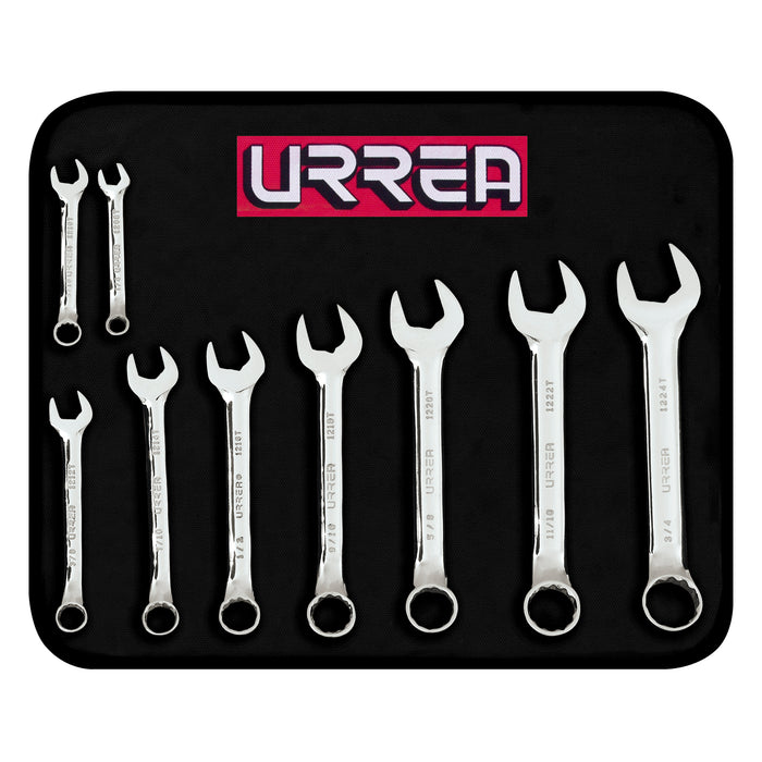 Jgo urrea 1200t9 c/9 llaves comb cortas en pulg. - Sigasa