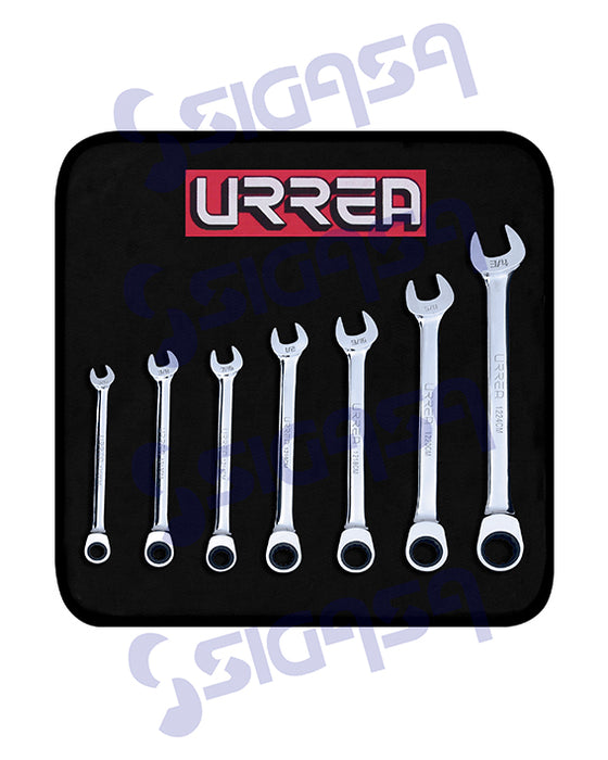 JGO URREA 1200CM C/7 LLAVES COMB STD C/MATRACA