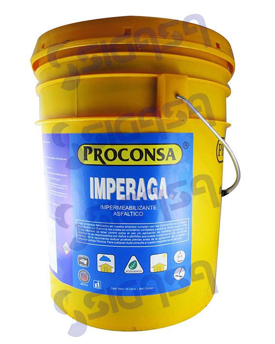 IMPERAGA 19 LITROS COLOR NEGRO  PROCONSA