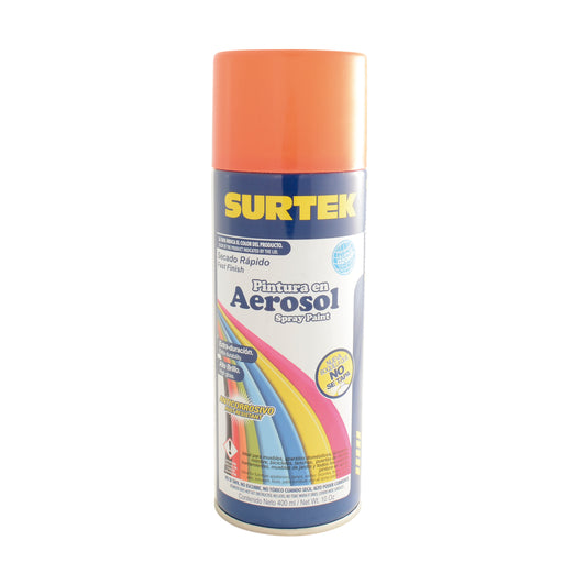 pintura surtek (pvl) 139832 naranja fluorescente 400ml** - SIGASA