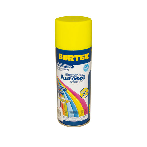 pintura surtek (pvl) 139833 amarillo fluorescente 400ml** - SIGASA