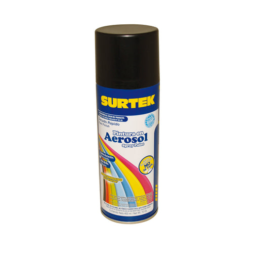 pintura surtek (pvl) 139846 negro brillante 400ml** - SIGASA