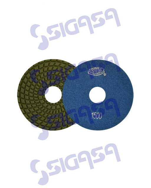 DISCO 2875 DIAMANTADO 4" C/VELCRO #1500 EASY CUT*, AUSTROMEX, SIGASA, SIGASA