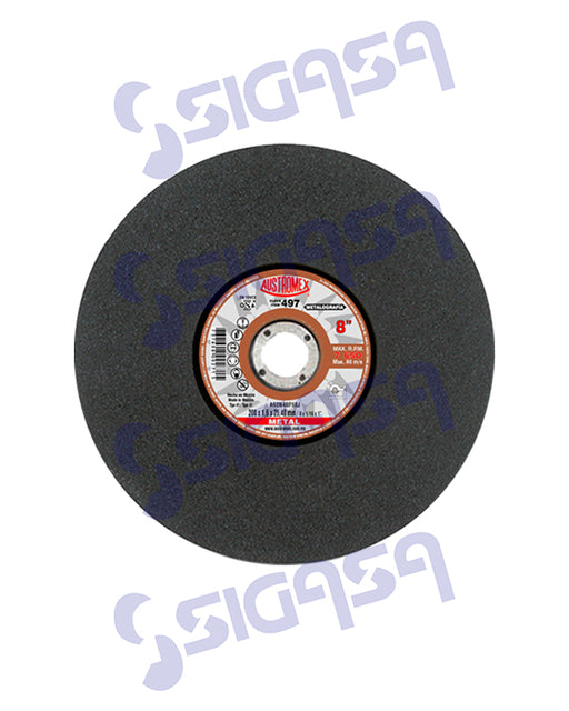 DISCO  497 METALURGICA 8"x1/16x1, AUSTROMEX, SIGASA, SIGASA