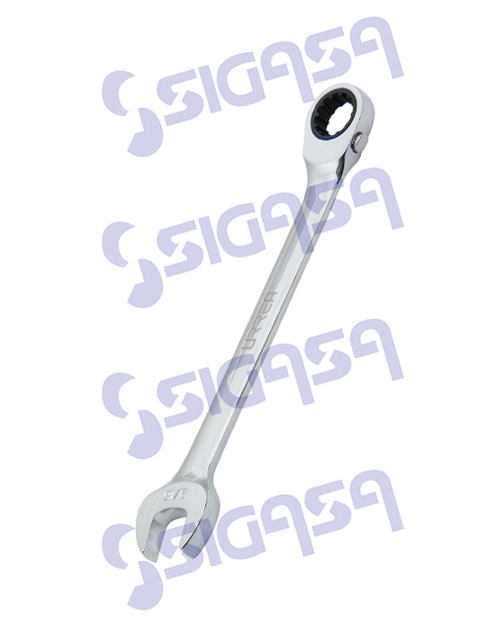 LLAVE URREA 1216CMR COMBINADA 1/2 SPLINE C/MATRACA REV