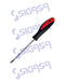 desarmador urrea 8684 cruz # 2 dp-1/4x4 bimaterial rojo - SIGASA