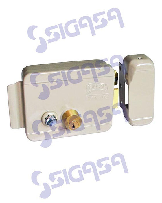 CERRADURA PHILLIPS 321 DCB IZQUIERDA ELECTRICA C/BOTON, PHILLIPS, SIGASA, SIGASA