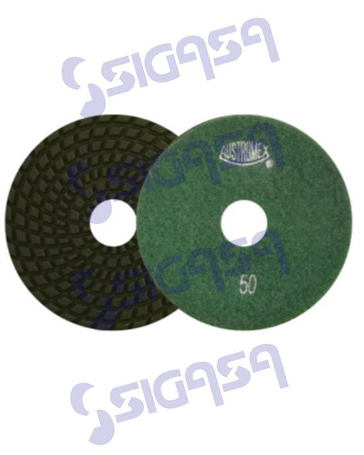 DISCO 2870 DIAMANTADO 4" C/VELCRO #50 EASY CUT*, AUSTROMEX, SIGASA, SIGASA