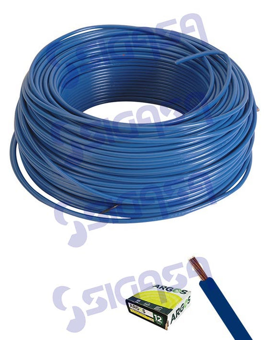 CABLE FLEXIBLE AUTOMOTRIZ # 18 AZUL (ROLLO 100mts)