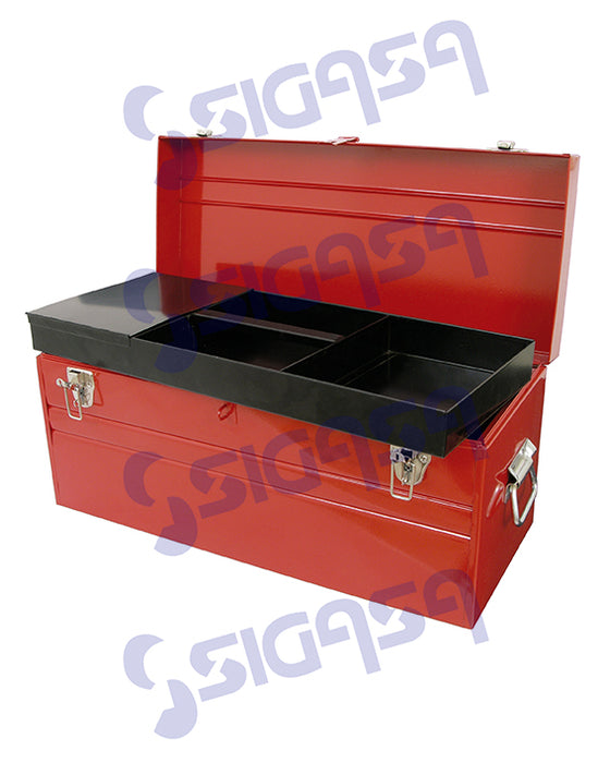 CAJA URREA D8 METALICA 24" 60.4x25.3x28.2  USO INDUSTRIAL ROJA