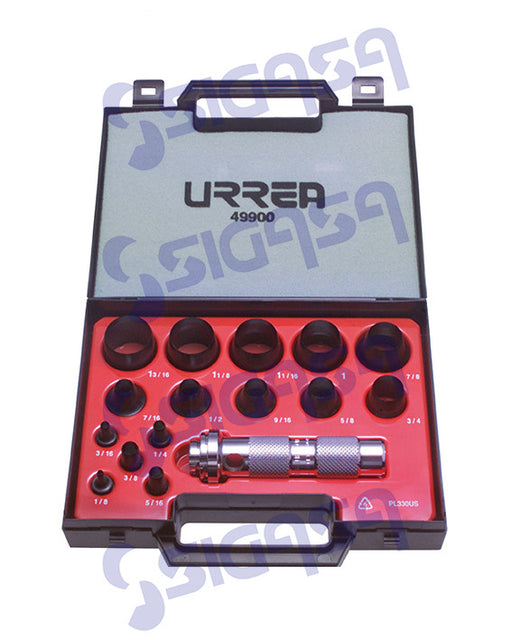 jgo urrea 49900 sacabocados std 16 pza - SIGASA