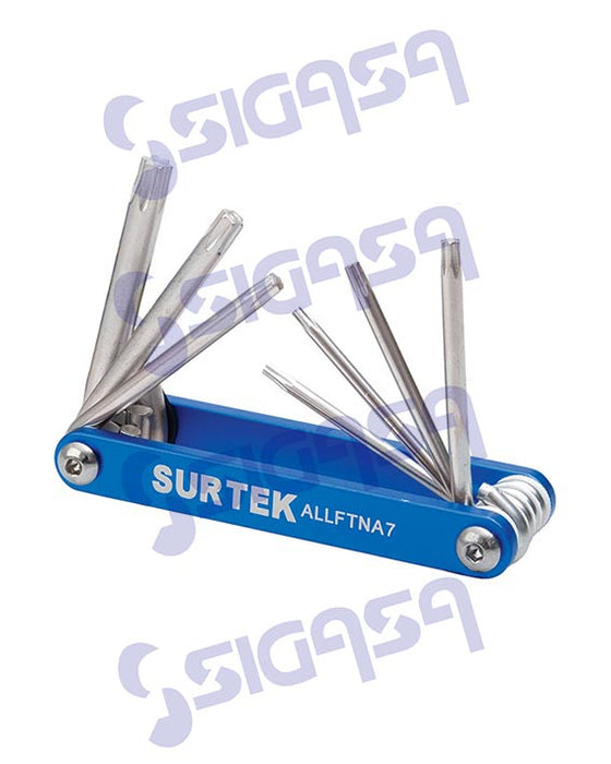 JGO SURTEK ALLFTNA7 LLAVES TORX C/7PZA