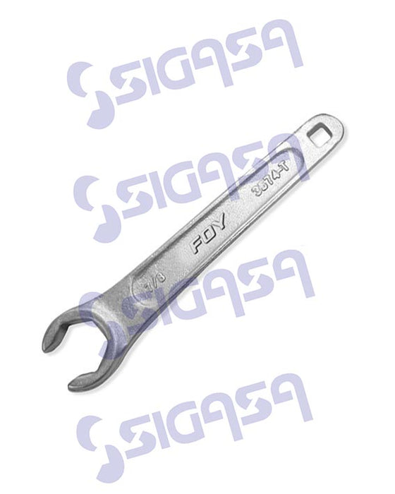 LLAVE FOY 3574T DE GAS CROMADA 7/8" HEX