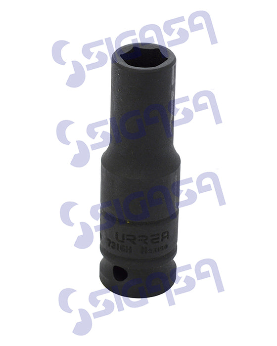 DADO URREA 7318H IMPACTO LARGO  1/2x9/16" 6P