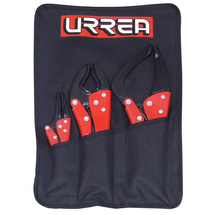 JUEGO URREA 4100A (SP1) DE 3 PINZAS DE PRESIÓN AUTOMOTRIZ