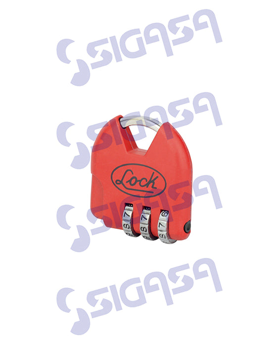 CANDADO LOCK L21M36 COMBINACION 36mm MALETERO