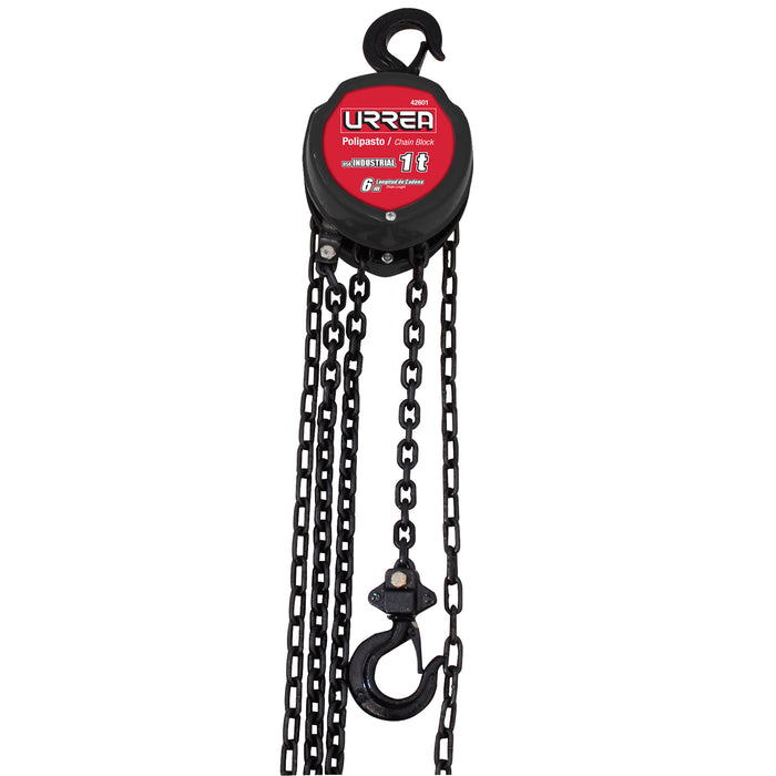 POLIPASTO URREA 42601 INDUSTRIAL 1 TON 6 MTS