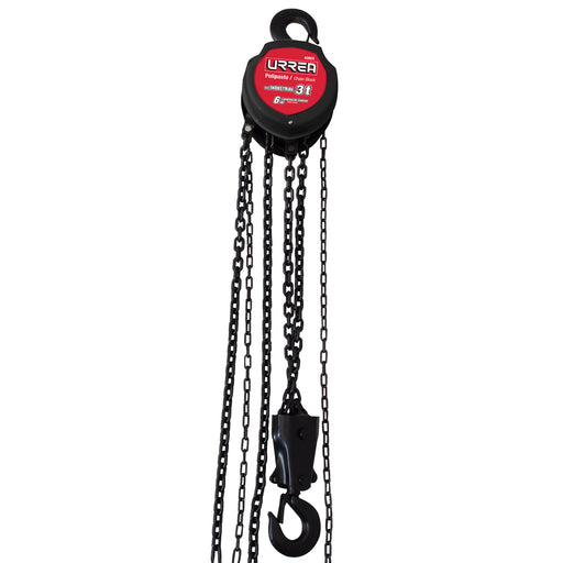 Polipastos urrea 42603 industrial 3ton/6mts - Sigasa