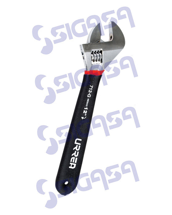 llave urrea 715g perica 15"c/ruber grip - SIGASA