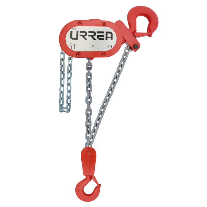 Polipastos urrea 46303 manual 2 ramal/3ton/cadena 3mts - Sigasa