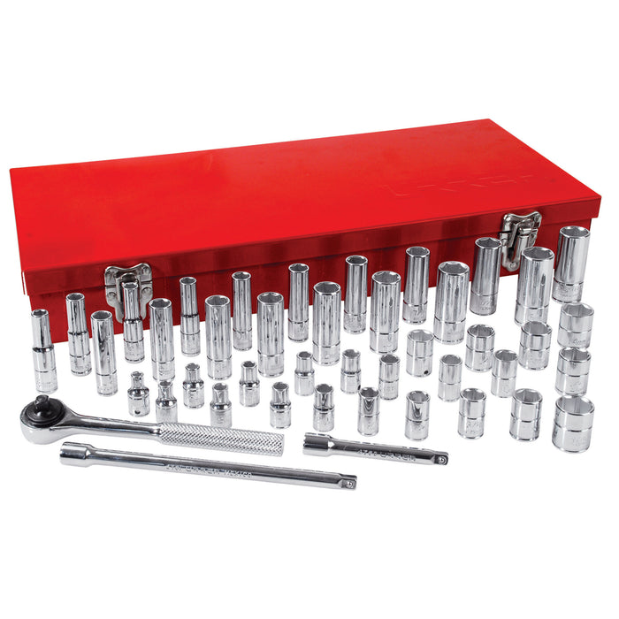 Jgo urrea 4700a c/44 pz dados y accs comb de 1/4" - Sigasa