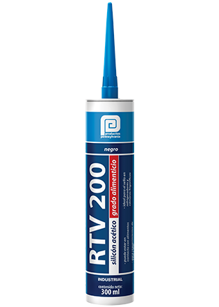 PENS SILICON RTV-200 (SP25) GRADO ALIMENTICIO BLANCO Cartucho 300 ml.