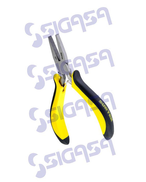 PINZA SURTEK 957 MINI PUNTA PLANA DE 4-3/4"