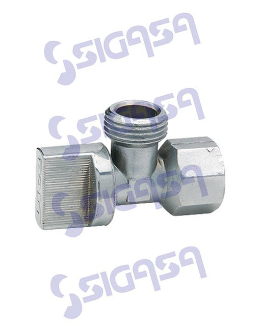 LLAVE DICA 3401CV ANGULAR 1/4 VUELTA CROMO, DICA, SIGASA, SIGASA