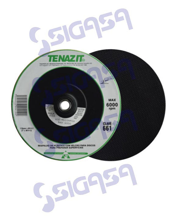 RESPALDO 661 P/DISCO C/VELCRO 7" M14-2*, AUSTROMEX, SIGASA, SIGASA