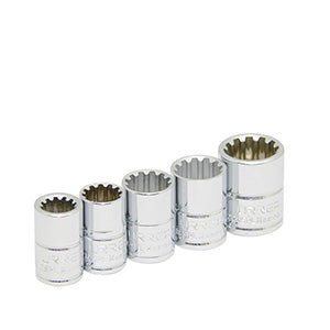 JGO URREA 5200SPL C/5 DADOS SPLINE DE 3/8"