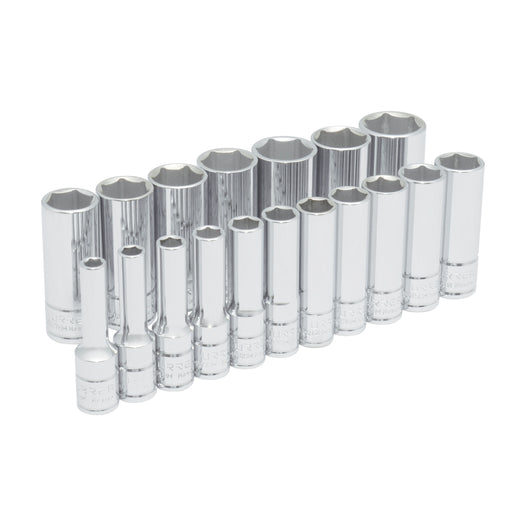 Jgo urrea 52203 c/18 dados largo metricos 3/8"6p - Sigasa