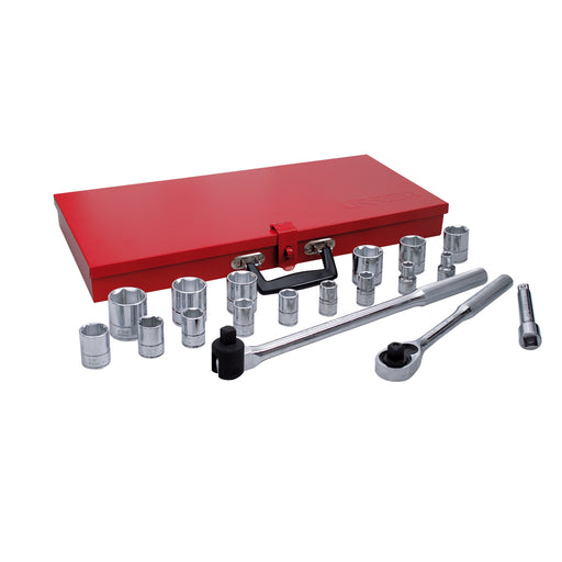 Jgo urrea 54122 dados-accs std 1/2" c/19 pza - Sigasa