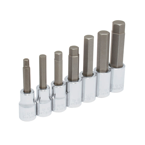 jgo urrea 54417 c/7 dados pta hex std de 1/2" - SIGASA