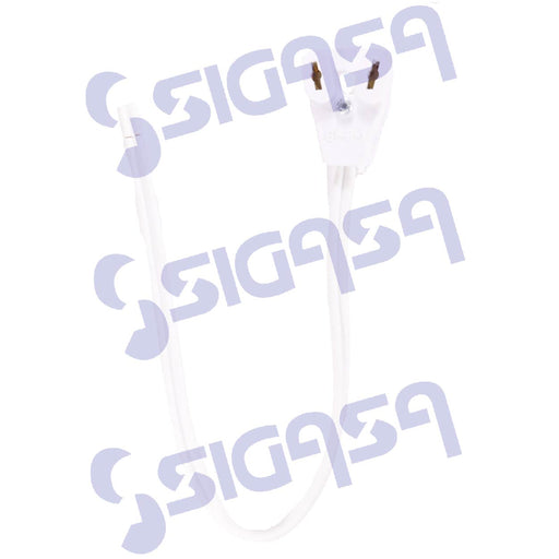 socket saglite con cable para t8 s00491 - SIGASA