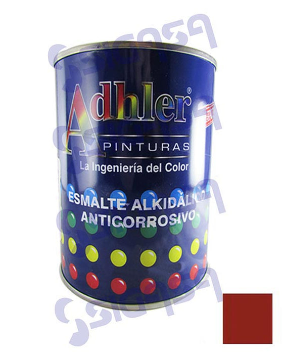 PRIMER ADHLER ROJO OXIDO SECADO RAPIDO  1 LT