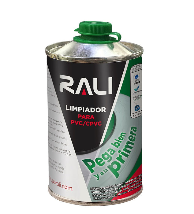 LIMPIADOR RALI PVC Y CPVC 237ml LATA 8oz VERDE (18)