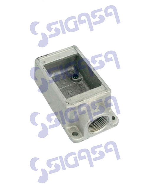 CONDULET RECTANGULAR FS- 34  3/4 (1 SALIDA), CONDULETS OVALADOS Y CUADRADOS, SIGASA, SIGASA