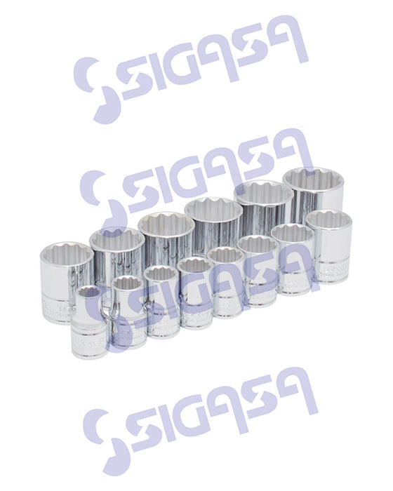 JGO URREA 5400PAM DADOS 1/2 MM 12P C/14PZA