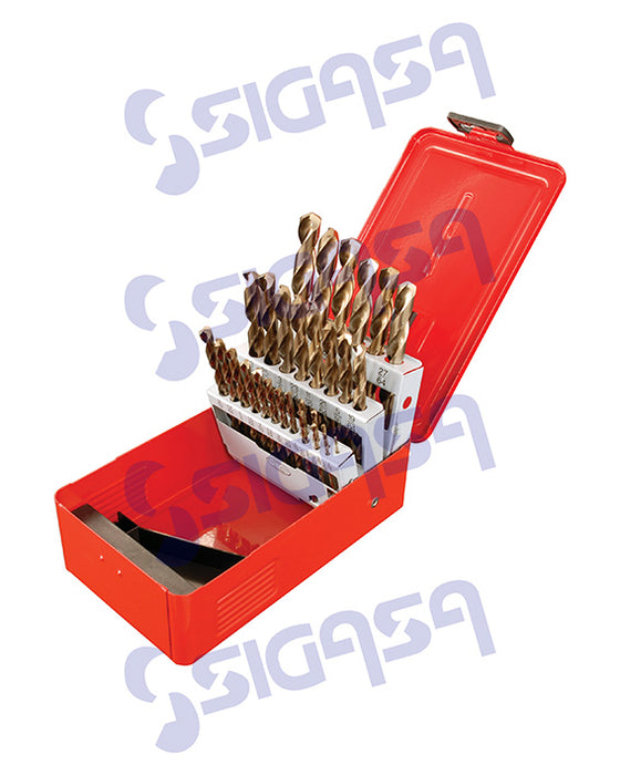 JGO URREA C5129 C/29 BROCAS COBALTO 1/16-1/2"