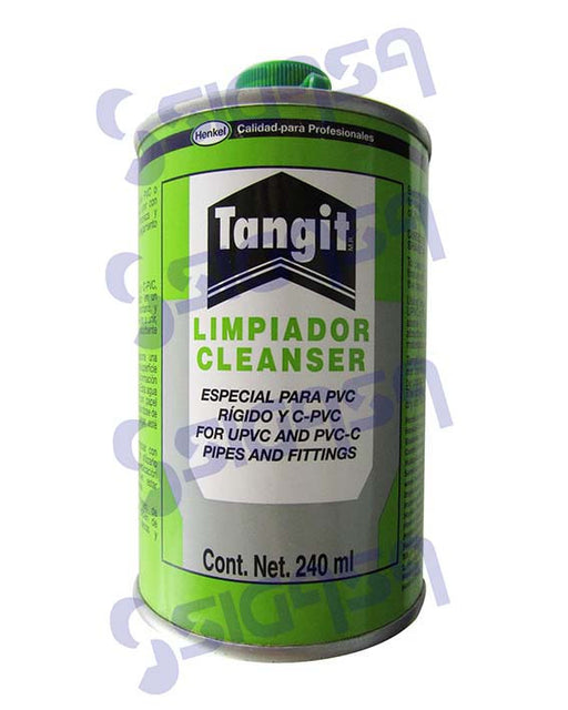 TANGIT LIMPIADOR 240 ml. PARA PVC Y CPVC, CMP-RESISTOL/TANGIT, SIGASA, SIGASA