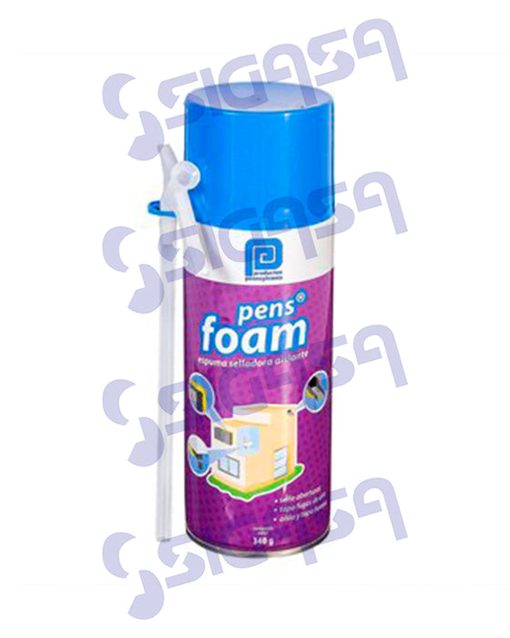 pens foam espuma de poliuretano 341ml. multiposicion - SIGASA