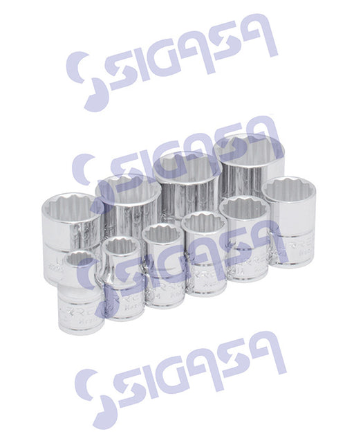 jgo urrea 52118 dados std 3/8"c/riel - SIGASA