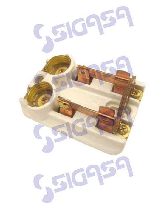 INTERRUPTOR 1021 PARA 2 TAPON 30a LOZA IUSA, IUSAELECTRICO, SIGASA, SIGASA