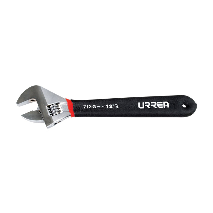Llave urrea 710g perica 10" c/mango plast.  urrea - Sigasa