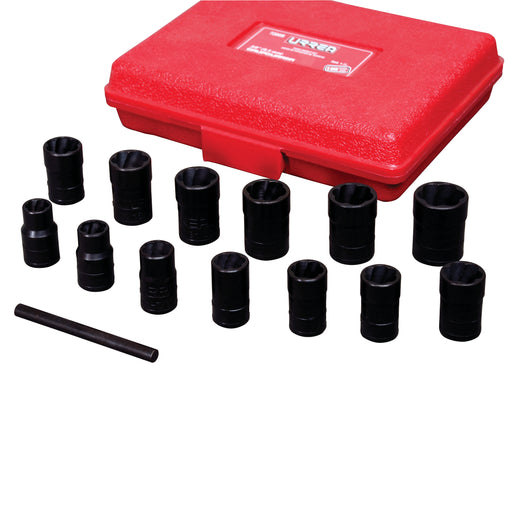Jgo urrea 7200s extractor tuercas c/14 pza 3/8" - Sigasa