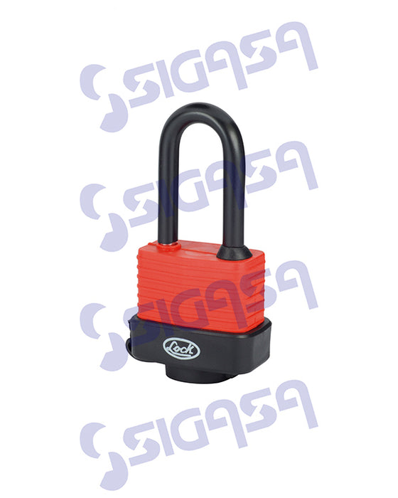 CANDADO LOCK C25L40 LAMINADO IMPERMEABLE 40mm LARGO