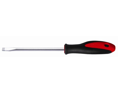 DESARMADOR URREA 8608 PLANO DR3/8x8 BIMATERIAL ROJO