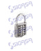 CANDADO LOCK L27S40CBB DIGITAL 40mm CROMO  DESC, LOCK, SIGASA, SIGASA