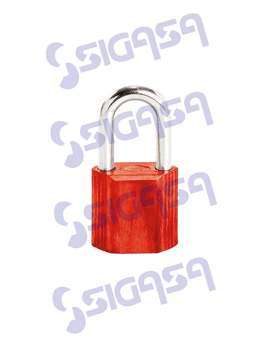 CANDADO LOCK L9L38ERJ (PVL) # 9 ROJO GANCHO LARGO